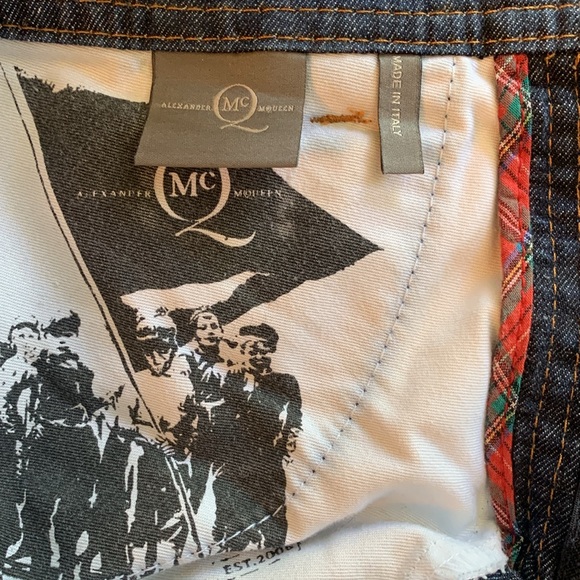 Alexander McQueen McQ Jeans Size 44 - Picture 6 of 6